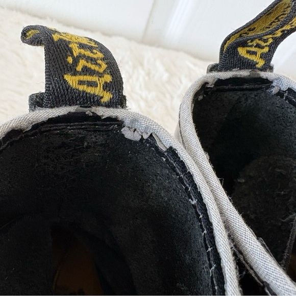 Black Leather Boots with Yellow Laces - Picture 8 of 10